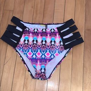 LA Hearts high waisted swimsuit bottoms
